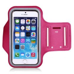 iPhone SE 2022 / 2020 / 8 / 7 Sports Armband with Key Pocket (Hot Pink) iPhone SE 2022 / 2020 / 8 / 7 Sports Armband with Key Pocket (Hot Pink)